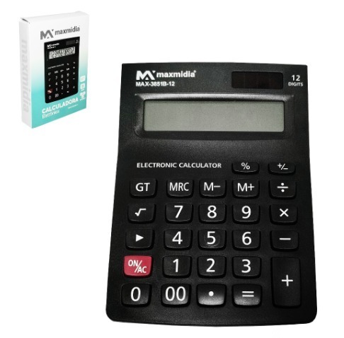 CALCULADORA MAXMIDIA 3851B-12